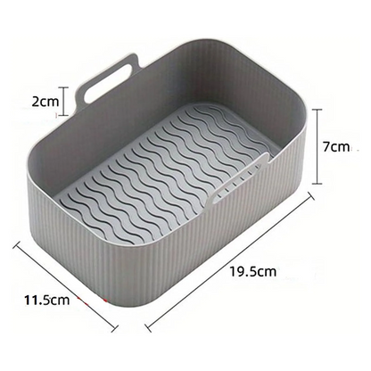 Air Fryer Silicone Baking Tray 2.0 - 2 Pcs (1 Pack)